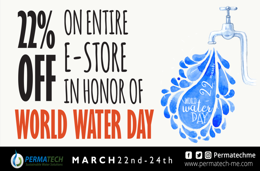 Permatech Discount for World Water Day 2019 Permatech Discount for World Water Day 2019
